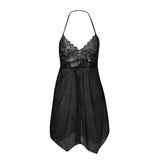 Maxbell Lady Floral Bodydoll Sexy Nightgown V Neck Sleepwear Pajamas Nightdress XL
