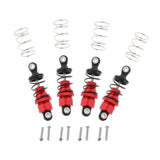 Maxbell 4x Metal Shock Absorber for TT01 TT02 1:10 RC On-Road Drift Car Red