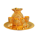 Maxbell 6 Pieces Metal Cup Flagon Goblet Kit Elegant High Performance Retro Premium