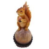 Max Mini Squirrel Figurines Lawn Ornament Animal Statues Garden Art Decor 20cm