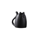 Maxbell Modern Cat Figures Sculpture Statue for Bookshelf Cabinet Decorations black