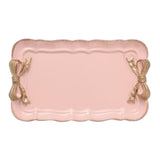 Maxbell Jewelry Display Tray Fashion Storage Box for Earrings Pendants Dresser pink