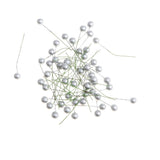 Maxbell 50 Pieces Simulation Small Berries Fruits Party Props DIY Craft Silver
