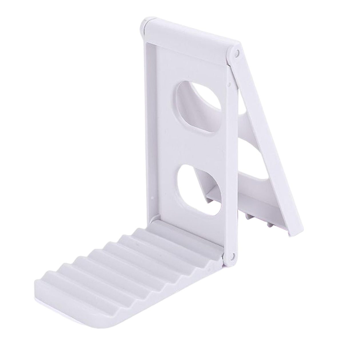 Maxbell Stove Top Ladle Rest Kitchen Organizer Ladle Tongs Rest Stand Utensil Rack white