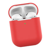 Maxbell Silicone Earphone Case Protective Skin Cover For Apple AirPod Red