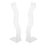 Maxbell 2x Hair Clip Rack Hair Pin Display stand Storage Barrettes for Home Clear