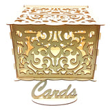 Maxbell Wooden wedding card box Type 1 L