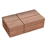 Maxbell Wooden Tissue Case Decorative Napkin Dispenser for Bathroom Hotel Restaurant