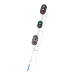 Maxbell Maxbell 1/87 Scale Railroad Train Traffic Lights for Train Railway Gauge Diorama