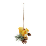 Max Artificial Squirrel Hanging Pendant For Home Christmas Xmas Party Dec Brown