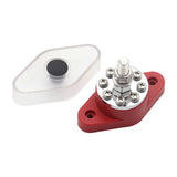 Maxbell Terminal Studs with Dustproof Cover Bus Bar for RV Marine Accessory 300A Red
