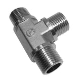 Max 3-Way Brass Thread Connector Adapter Fitting Mulit Size DN15 Nickel plating