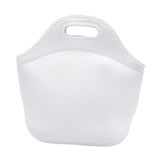 Maxbell Thermal Lunch Box Bag Lunch Meals Pouch Durable Smooth Zipper White