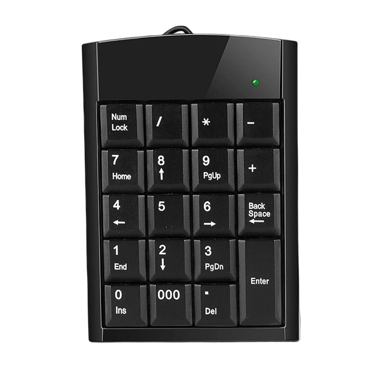 Maxbell USB Numpad Keyboard 19 Key Stylish for Cashier Desk Financial Accounting