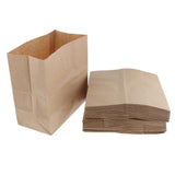 Maxbell Oilproof Kraft Paper Food Packing Takeout Bags, Natural 27x15x9cm 100PCS