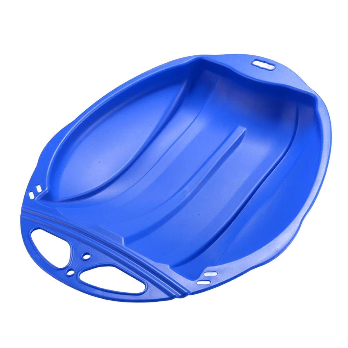 Maxbell Durable Kids Snow Sled Sledge Toboggan Outdoor Downhill Snowboard Sleigh Blue