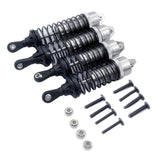 Max Maxb Front/Rear Shock Absorber for Traxxas Slash ,HQ 727 Short Truck Silver