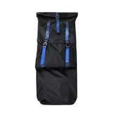 Maxbell Skateboard Bag Backpack Longboard Carry Case Surfboard Carrier Foldable Blue Webbing