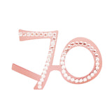 Maxbell Birthday Glasses Party Eyewear Wedding Rave Carnival Rhinestones Eye Glasses 70
