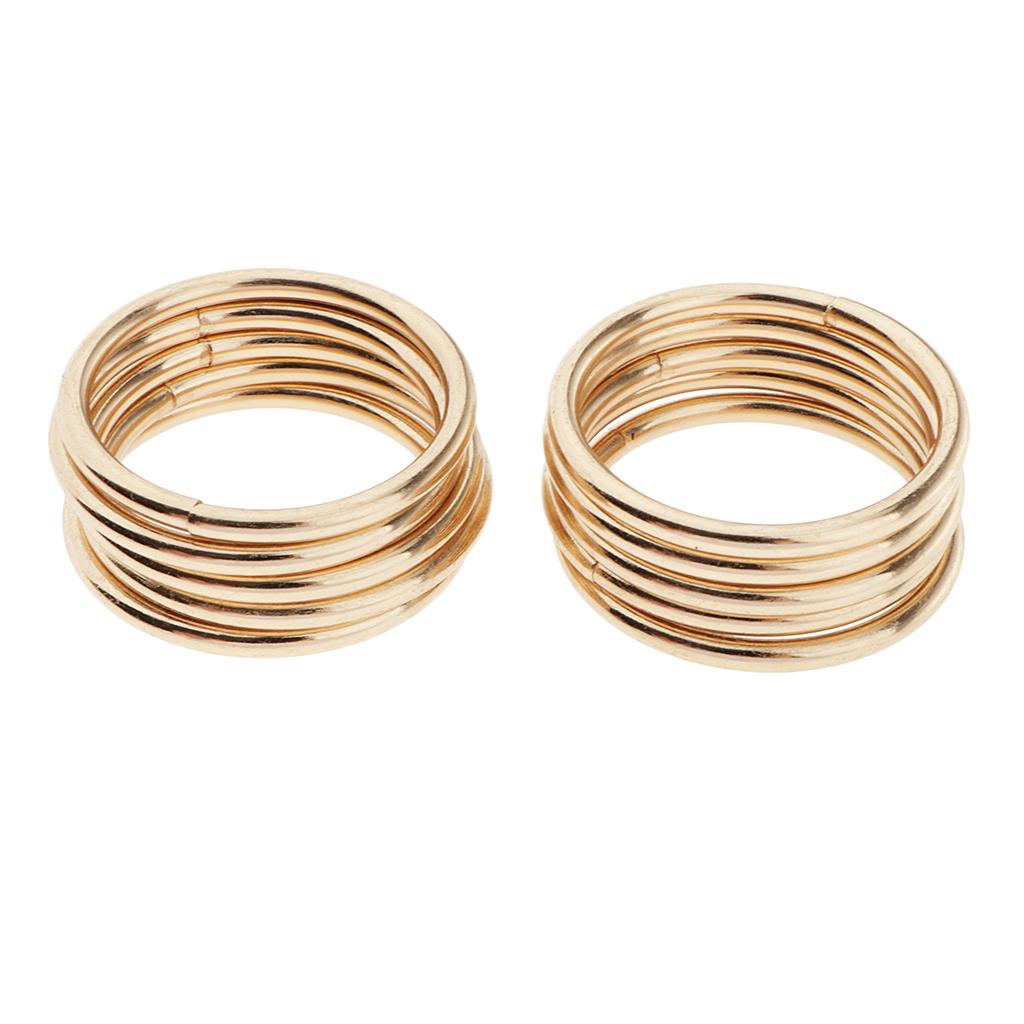 Max 10pcs Welded Iron Metal Dream catcher Rings Macrame Hoop Loop Craft Golden
