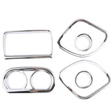 Max 4x Motorcycle Gauge Speedometer Trim Covers for Harley Tour Glide Models
