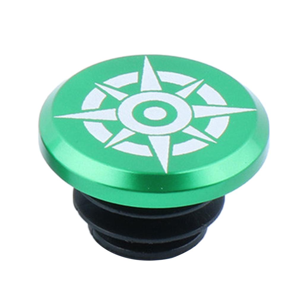 Maxbell 1 Piece Alloy Bicycle Bike Handlebar End Plugs Bar End Cap Green A