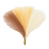 Maxbell 6x Artificial Dried Flower Arrangement Vase Filler for Home Decor beige brown khaki