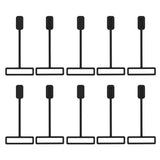 Maxbell 10Pcs Dustproof Plug Case Anti-Friction for Garmin fenix5x / 6x  Black