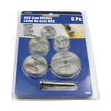 Max Maxb 5 Pieces Cutting Blade Discs Wheels 22mm-44mm w/ 3.2mm Mandrel Rotary Tool