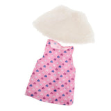Maxbell Cute Short Skirt & Cape for 18inch Dress Up Accs Pink Flower
