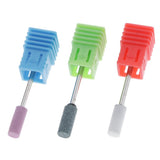 Maxbell 3pcs Pro Salon DIY Nail Art Drill Bits Set Manicure Electric Polishing Head