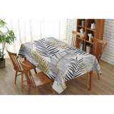 Max Tropical Plants Crane Printed Tablecloths Waterproof Polyester 140*260CM J