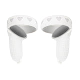 Maxbell Left and Controller Grip Cover Anti Shock Anti Slip for Quest 2 White