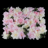 Max Artificial Rose Flower Wall Spring Flower Backdrop Pink+White