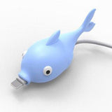 Max Cute Animal USB Charging Cable Case Saver Protector Blue Dolphin - Aladdin Shoppers