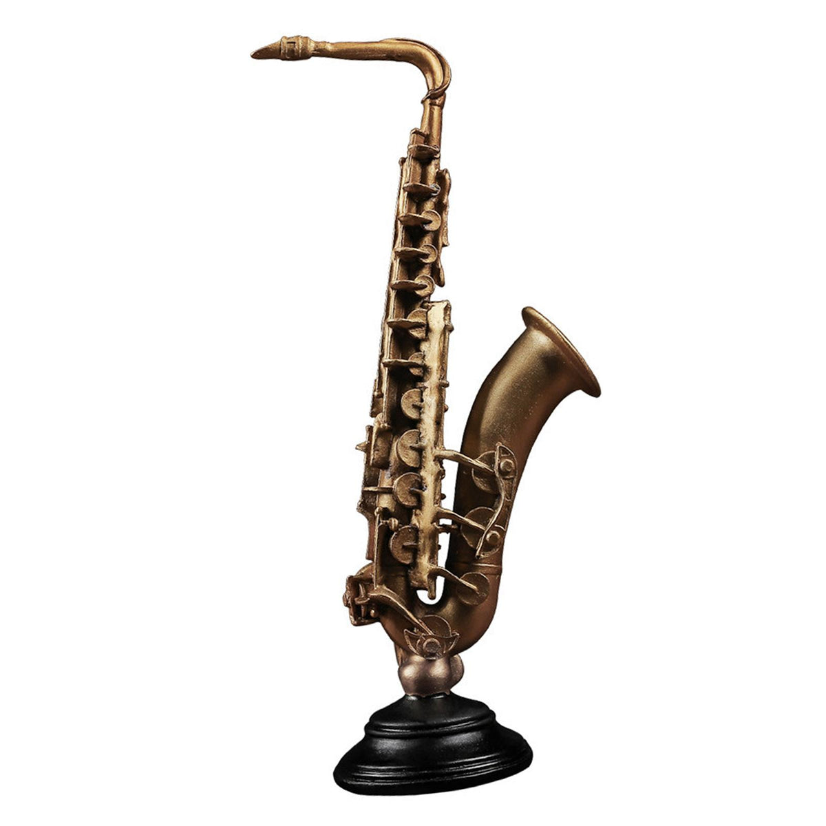 Maxbell Decorative Sax Violin Musical Instrument Showpiece Statue For Home Decor Sax