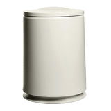 Max Classic Home Trash Can Office Creative Waste Paper Basket with Lid Gray