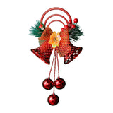 Maxbell Christmas Bell Ornaments Party Supplies Bowknot for Outdoor Indoor Window Style D