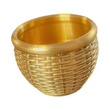 Maxbell Sculpted Brass Fengshui Bowl Homeware Cornucopia for Drinking Office Dorm
