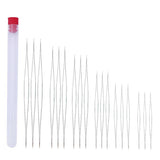 Maxbell 19 Pieces/Set Threading Needles for Beading with Big Eye Accessories