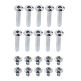 Maxbell 1 Set Inline Skate Wheel Screw Nail Replacement Roller Skates Nut Bolts 31mm