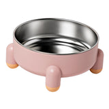 Maxbell Cat Bowl Drinking Eating Feeding Bowl Pet food Feeder for Small Dogs Pink