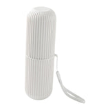 Maxbell Business Trips Wash Cup Holder Dustproof for School Outdoor Family Daily Use white