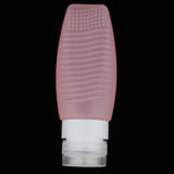 Max Silicone Squeezable Empty Lotion Shampoo Makeup Bottle 78ml Light Orange