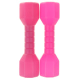 Maxbell 1 Pair Plastic Lightweight Dumbbell Outdoor Fitness Exercise Kids Toy Pink