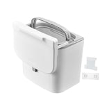 Maxbell Kitchen Waste Compost Bin with Lid Portable Multifunction for Home Bathroom 7L Grey pole