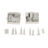 Max Unpainted Kit 1/35 Military Soldier Food Beer Kerosene Lamp for Sand Scene