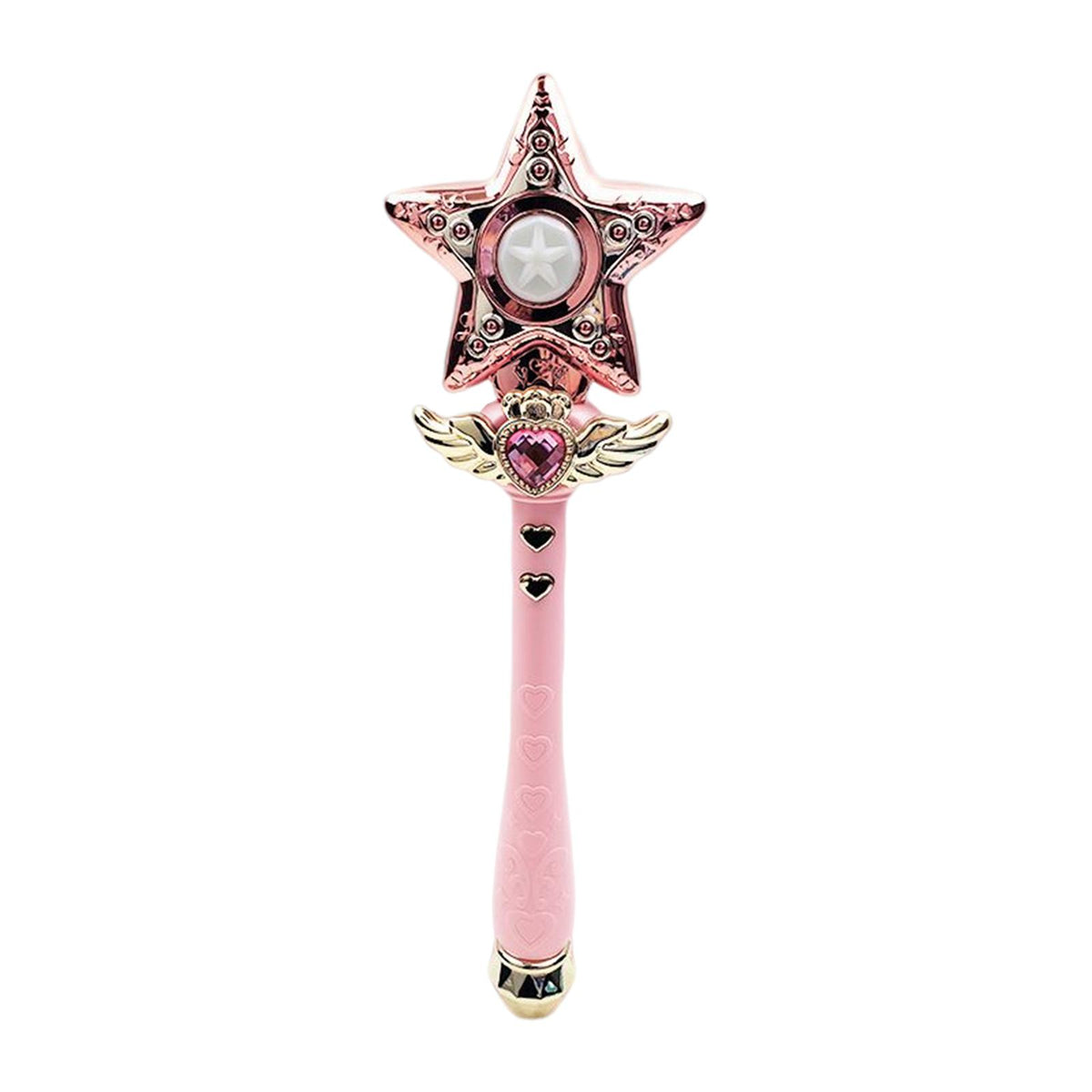 Maxbell Princess Wands Costume Accessories Pretend Toy for Carnival Birthday Party Stars Pink