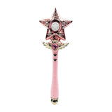Maxbell Princess Wands Costume Accessories Pretend Toy for Carnival Birthday Party Stars Pink