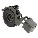 Max RC Spare Tyre w/ Oil Tank for WPL 1/16 B36 B-36 B36K B36KIT Military Truck